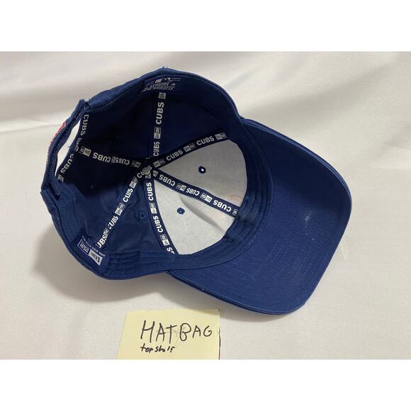 New Era Chicago Cubs Baseball Cap Blue Multi Logo Embroidery Adjustable - Picture 2 of 8